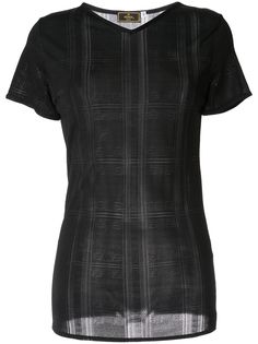 Fendi Pre-Owned топ с длинными рукавами и логотипом