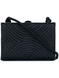 Chanel Pre-Owned декорированная сумка на плечо с логотипом CC