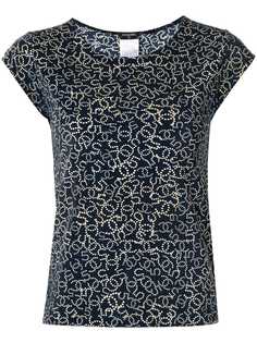 Chanel Pre-Owned топ с короткими рукавами