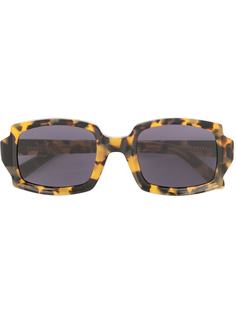 Karen Walker солнцезащитные очки Sidney в прямоугольной оправе