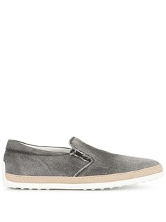 Tods лоферы с контрастным дизайном Tod`S