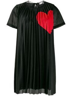RedValentino платье-трапеция с принтом