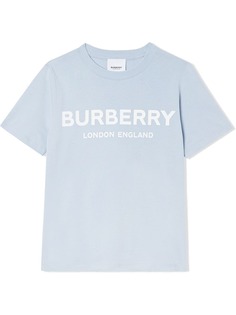 Burberry Kids logo print relaxed-fit T-shirt