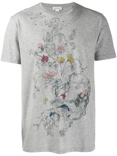 Alexander McQueen футболка с графичным принтом