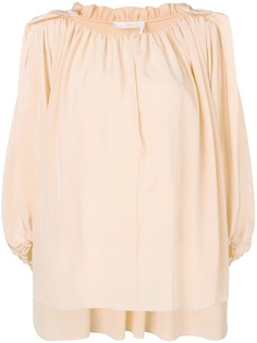 Chloé свободный топ со сборкой