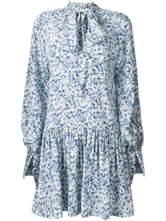 Stella McCartney расклешенное платье с цветочным принтом