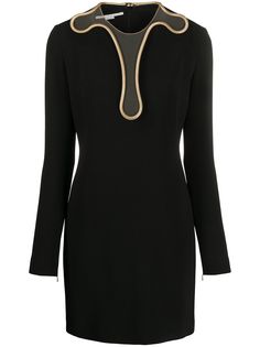 Stella McCartney платье мини Isabela с цепочкой