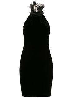 Ralph Lauren Collection платье с вырезом халтер и оборками