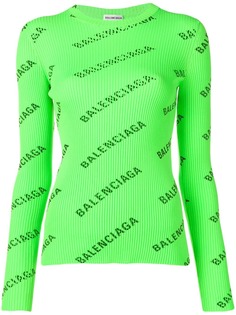 Balenciaga свитер с логотипом