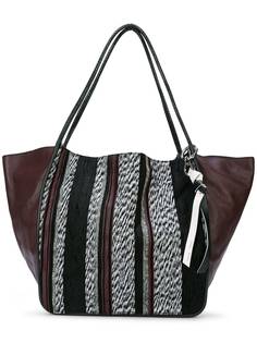 Proenza Schouler объемная сумка-тоут с ткаными панелями