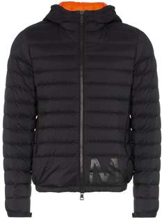 Moncler стеганый пуховик с капюшоном