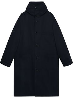 Gucci фетровое пальто с капюшоном