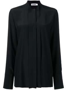 Jil Sander классическая блузка с длинными рукавами