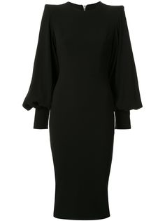 Alex Perry платье Blunt с рукавами бишоп