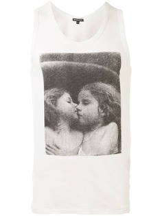 Ann Demeulemeester топ без рукавов с фотопринтом