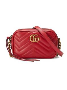 Gucci стеганая мини-сумка GG Marmont