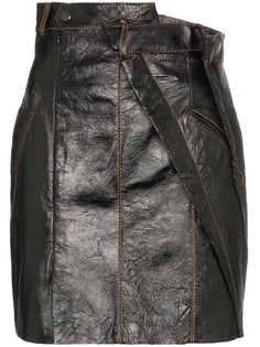 Situationist юбка мини с завышенной талией