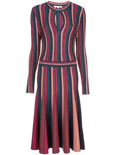 Jonathan Simkhai платье в полоску со складками
