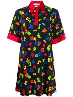 Moschino платье с принтом
