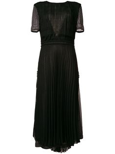 Loewe polka dot pleated dress