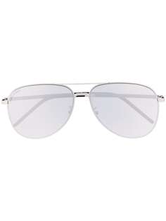 Saint Laurent Eyewear солнцезащитные очки-авиаторы в узкой оправе