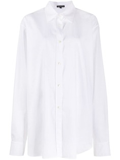 Ann Demeulemeester рубашка оверсайз в полоску
