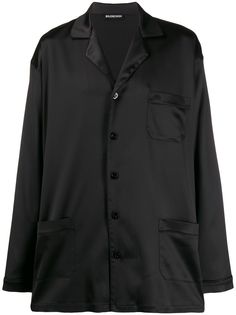 Balenciaga клетчатая рубашка оверсайз