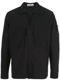 Stone Island куртка-рубашка с логотипом
