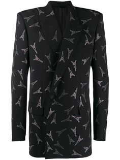 Balenciaga декорированный пиджак
