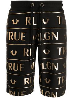 True Religion спортивные шорты с логотипом
