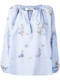 Blugirl блузка с вышитыми цветами