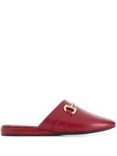 Gucci слиперы с пряжкой Horsebit