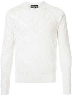 Versace Jeans Couture джемпер тонкой вязки с логотипом