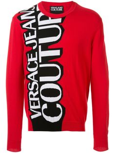 Versace Jeans Couture джемпер тонкой вязки с логотипом