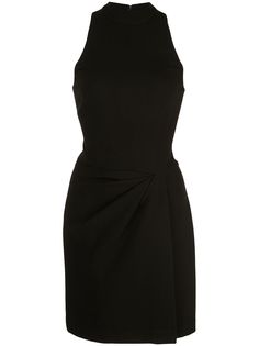 Halston Heritage платье мини с драпировкой