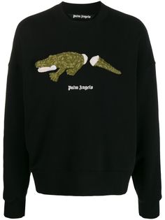 Palm Angels толстовка с вышивкой