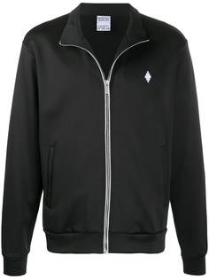 MARCELO BURLON COUNTY OF MILAN толстовка на молнии с вышитым логотипом