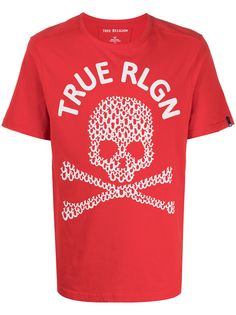 True Religion футболка с логотипом и принтом