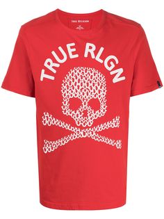 True Religion футболка с логотипом и принтом