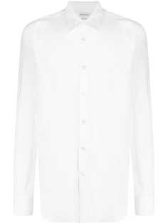 Alexander McQueen рубашка с косым воротником