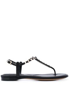 Salvatore Ferragamo сандалии с цепочкой на ремешке