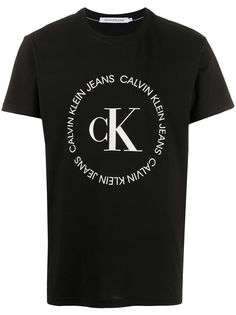 Calvin Klein Jeans футболка с круглым вырезом и принтом