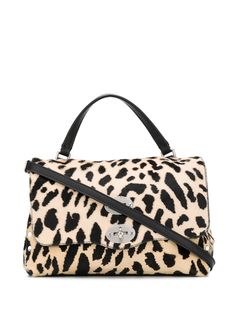 Zanellato сумка-тоут S Linear Animalier