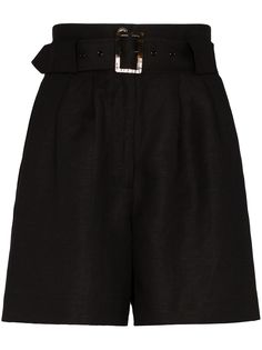 Solid & Striped шорты с присборенной талией и поясом