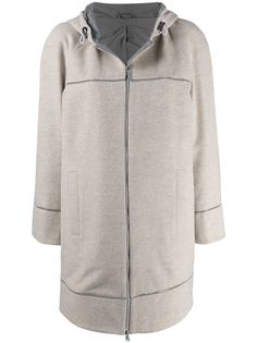 Brunello Cucinelli пальто прямого кроя