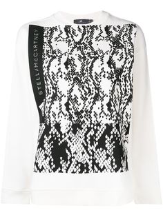 adidas by Stella McCartney толстовка с круглым вырезом и принтом
