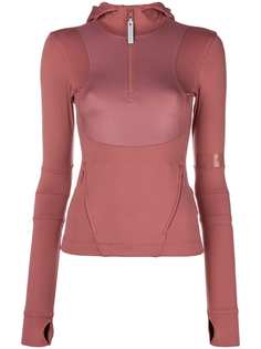 adidas by Stella McCartney беговая толстовка с капюшоном