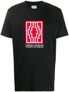 MARCELO BURLON COUNTY OF MILAN футболка с принтом Cross