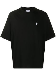 MARCELO BURLON COUNTY OF MILAN футболка с вышитым логотипом