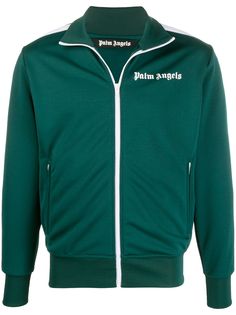 Palm Angels спортивная куртка с логотипом